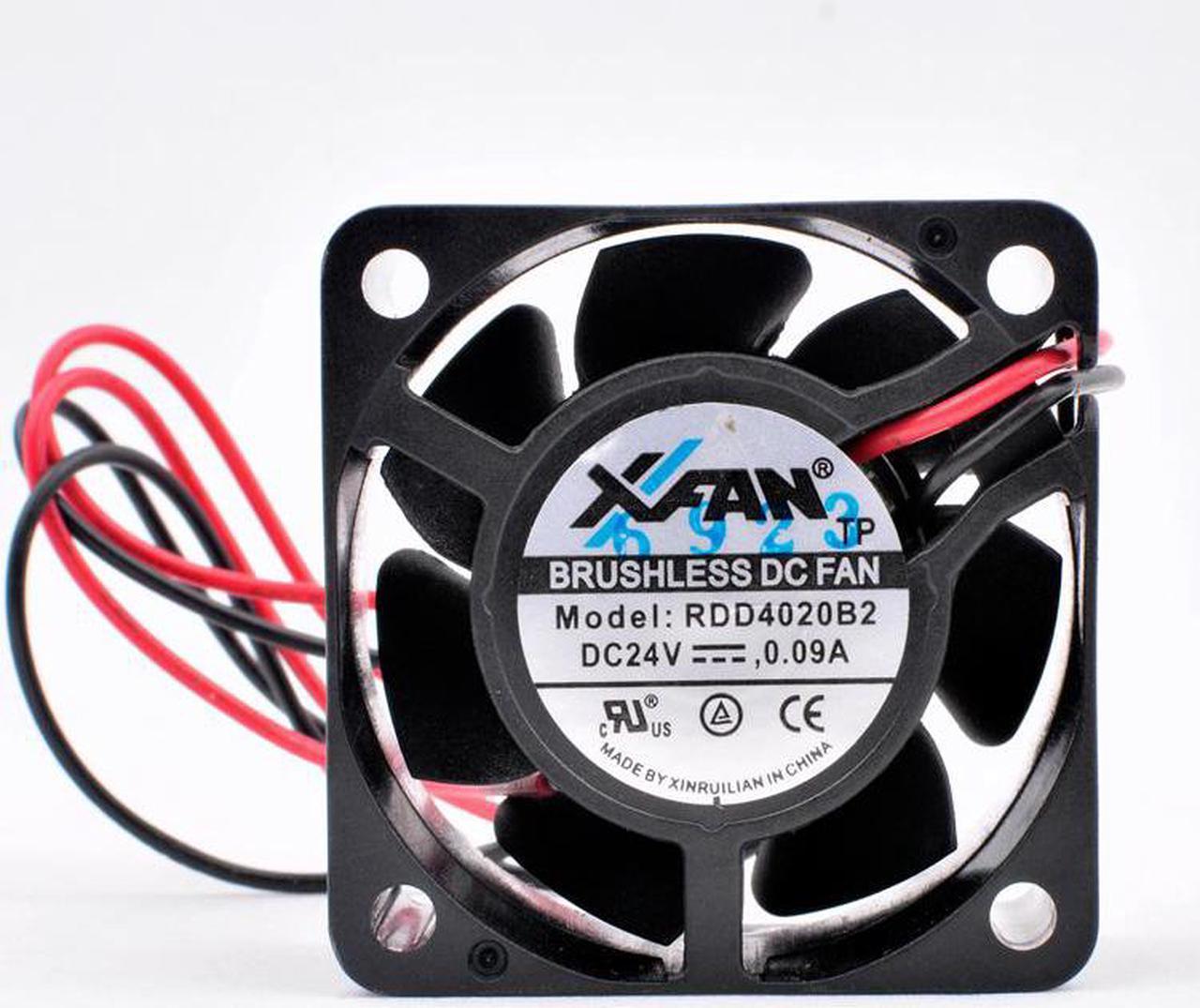 RDD4020B2 4cm 40mm fan 40x40x20mm DC24V 0.09A 2 wires Double ball bearings Cooling fan for inverter