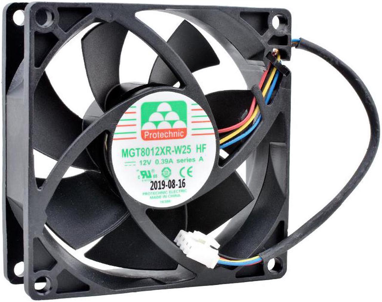 MGT8012XR-W25 8cm 80mm fan 80x80x25mm DC12V 0.39A 4pin Cooling fan for chassis CPU