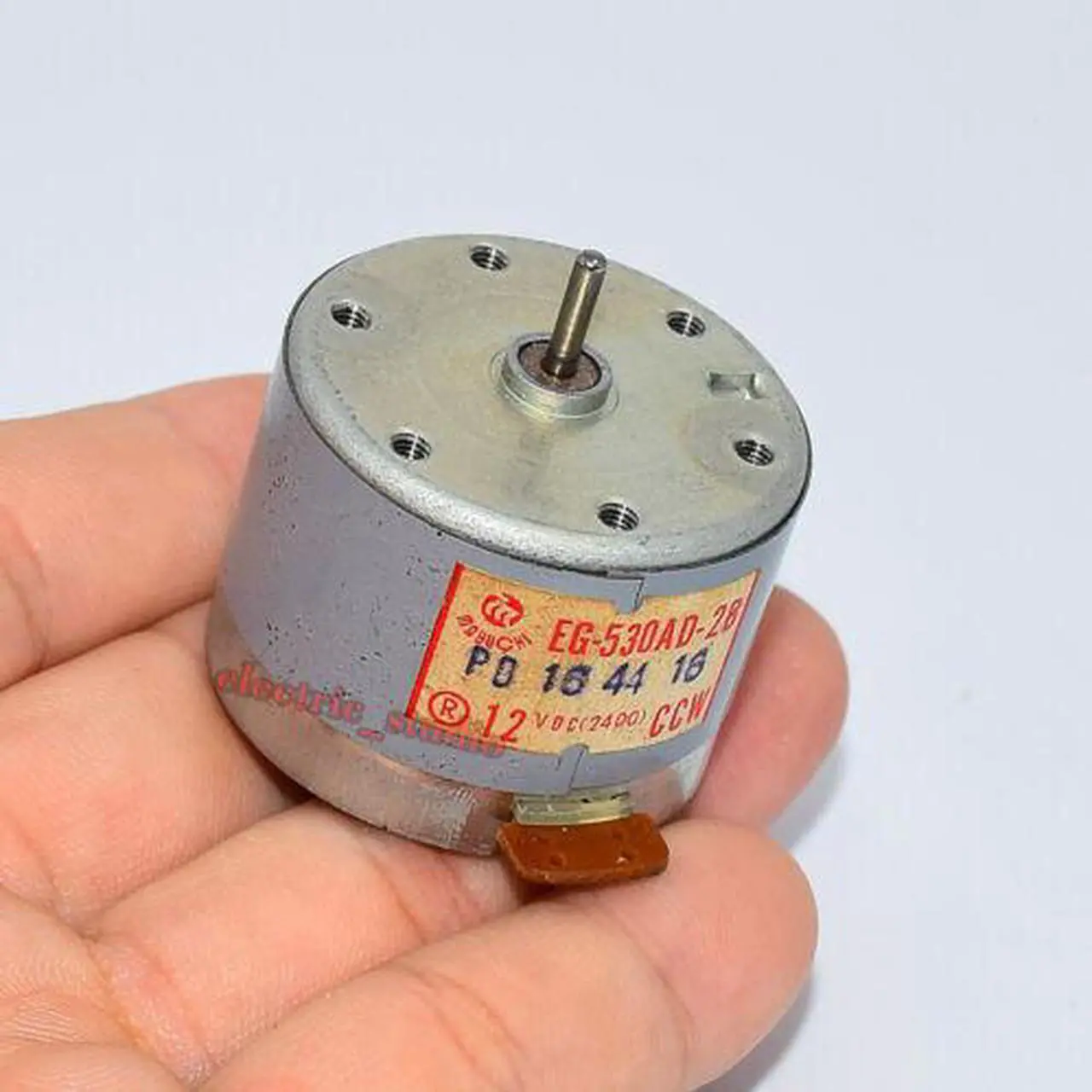 Main image of MABUCHI EG-530AD-2B CCW motor DC 12V 2400RPM Capstan Tape Deck Audio Recorder Electric engine