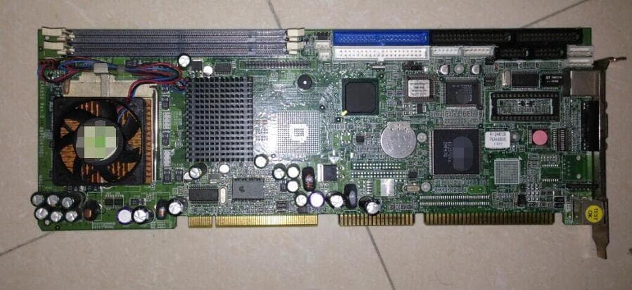 PEAK650 Rev:D3 100% OK Embedded IPC Board Full-size CPU Card ISA Industrial Mainboard PICMG 1.0 with CPU RAM 1*LAN