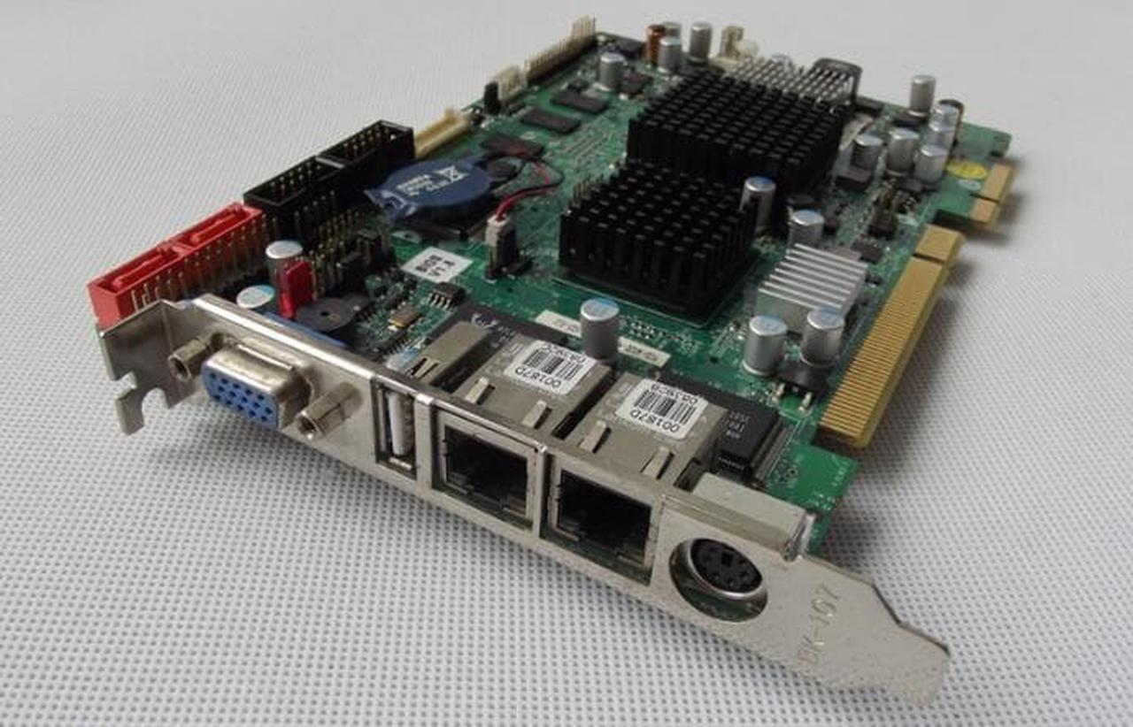 100% OK Half-size CPU card PICOE-945GSE-N270-512MB-R10 IPC board PICMG1.0 SBC with CPU RAM Onboard VGA 2*LAN