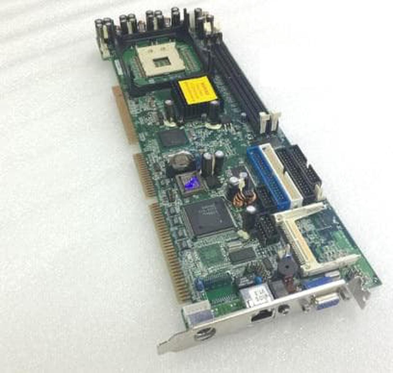 ROCKY-4784EV V1.2  100% OK IPC Board Full-size CPU Card ISA Industrial Mainboard PICMG 1.0 with CPU RAM 2*LAN