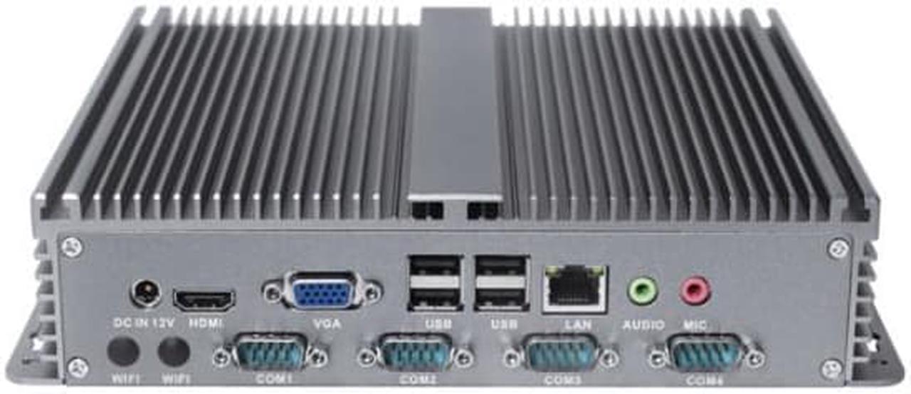 Embedded Computer IPC Fanless Mini Industrial BOX PC For J1900 CPU 6*COM \ 1 Giga LAN \ VGA \ 2G RAM \ Barebone 12V