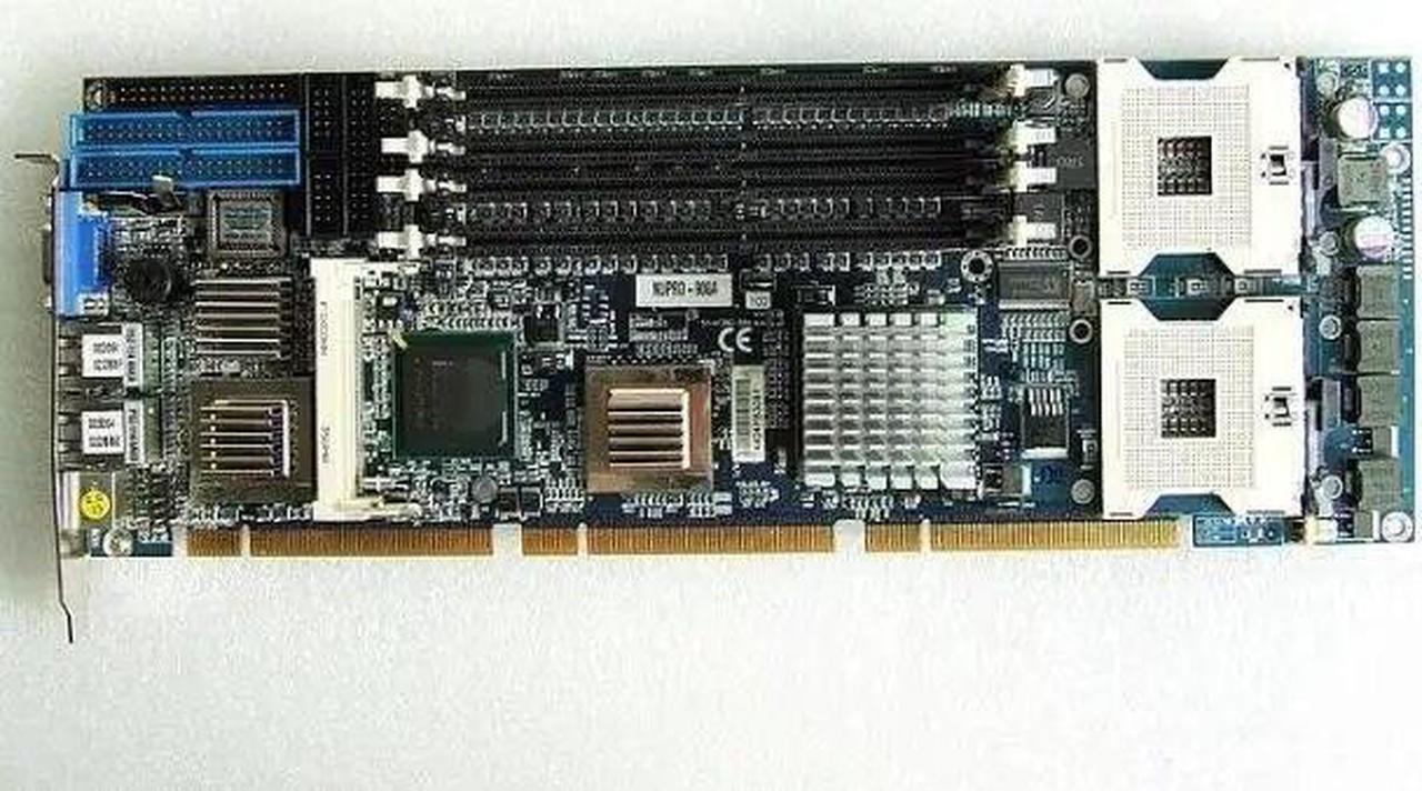 100% OK IPC Board NUPRO-900A Full-size CPU Card PCI-E PCI Industrial Embedded Mainboard PICMG 1.3 With 2*LAN