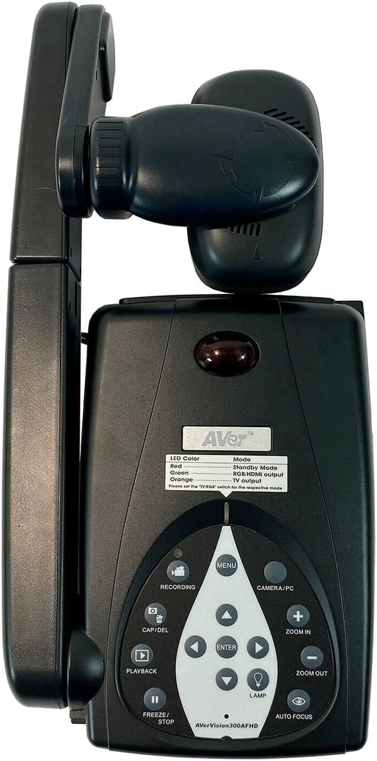 Alt view image 2 of 5 - Aver AverVision300AFHD POH3A Document Camera w/AC Adapter + HDMI + VGA cords