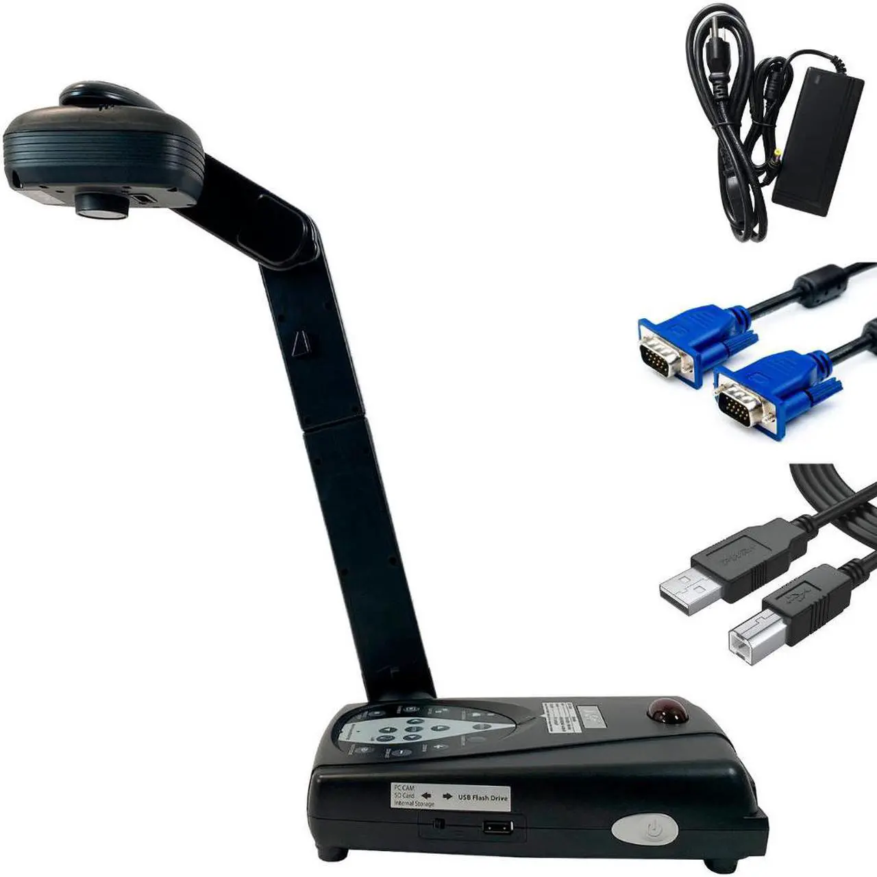 Main image of Aver AverVision300AFHD POH3A Document Camera w/AC Adapter + HDMI + VGA cords