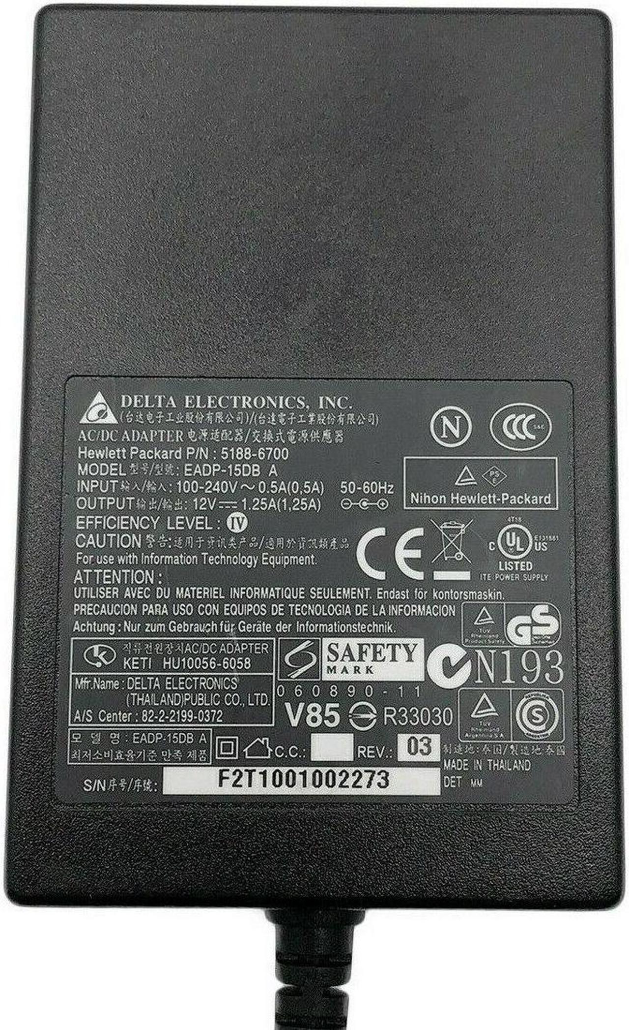 Alt view image 4 of 4 - Genuine Delta AC Adapter For Canon BJC80 BJC85 Printer Charger K30120 w/PC OEM