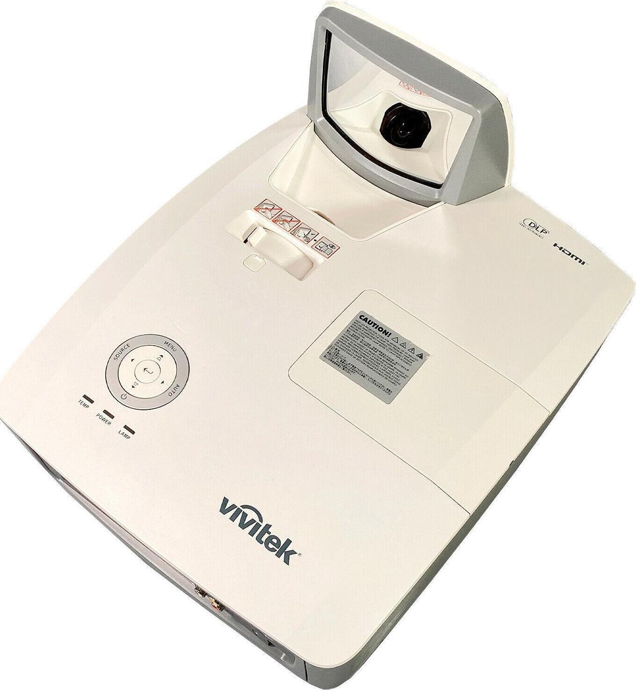 Alt view image 4 of 6 - Vivitek D751ST DLP Projector Ultra Short Throw 2800 ANSI PC 3D HD 1080p with Accessories