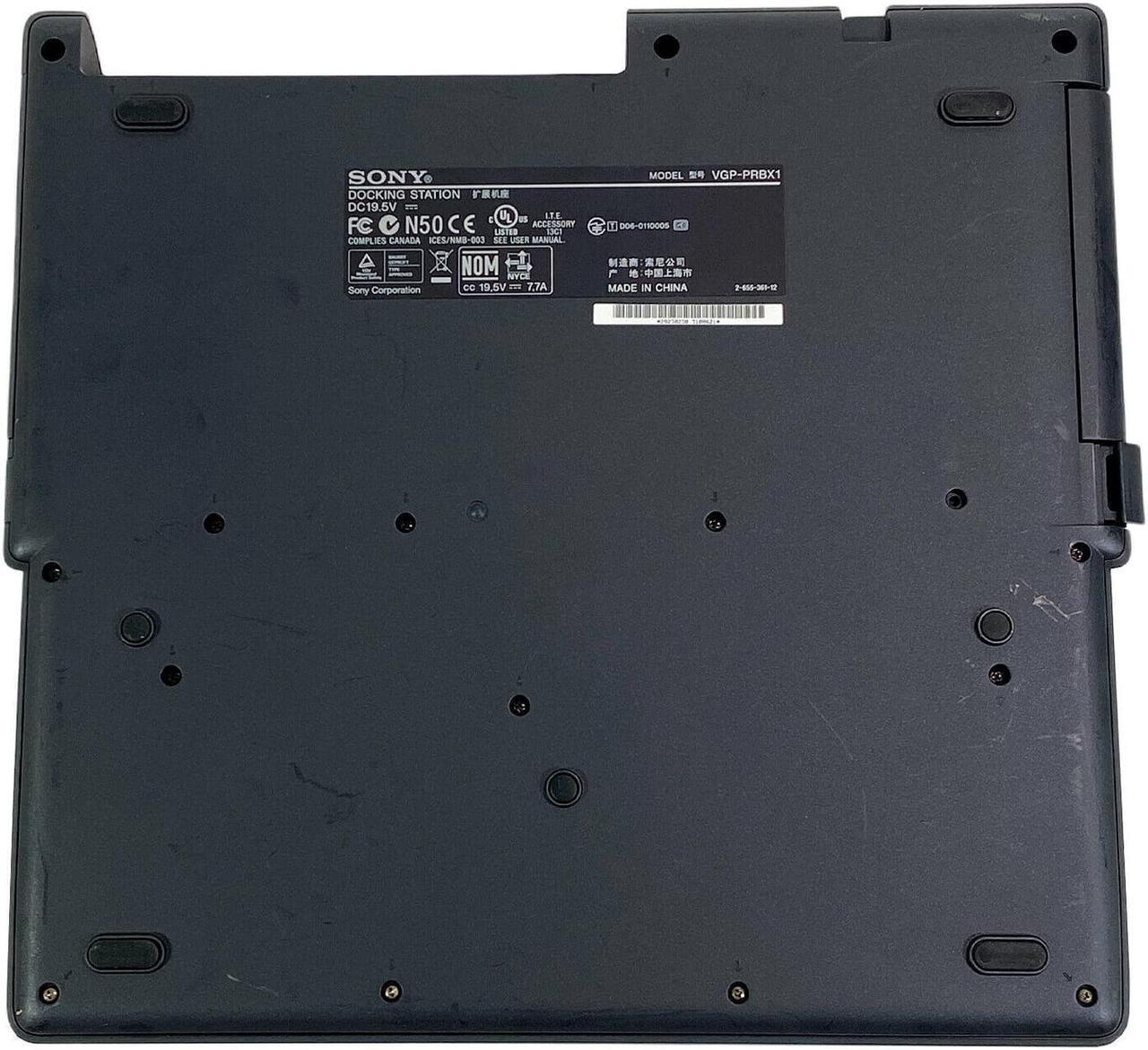 Alt view image 6 of 7 - Genuine Sony VGP-PRBX1 Multi-Function Bay Docking Station w/ Adapter w/ Cord