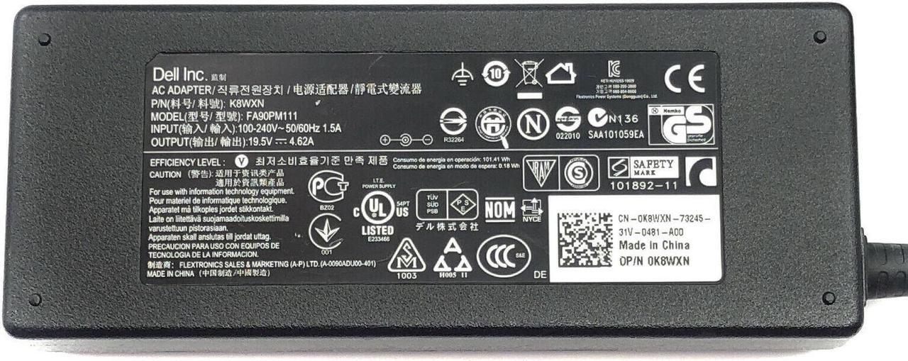 Alt view image 4 of 4 - Genuine Dell Latitude D610 D620 D630 AC Adapter Charger PA-12 W/Cord OEM