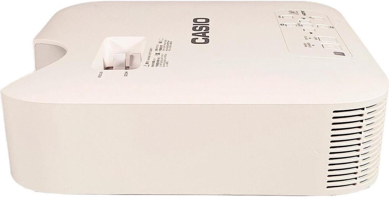 Alt view image 4 of 7 - Casio XJ-F11X DLP Projector 3300 Lumens Bright Lamp Free HDMI HD 1080p w/Bundle