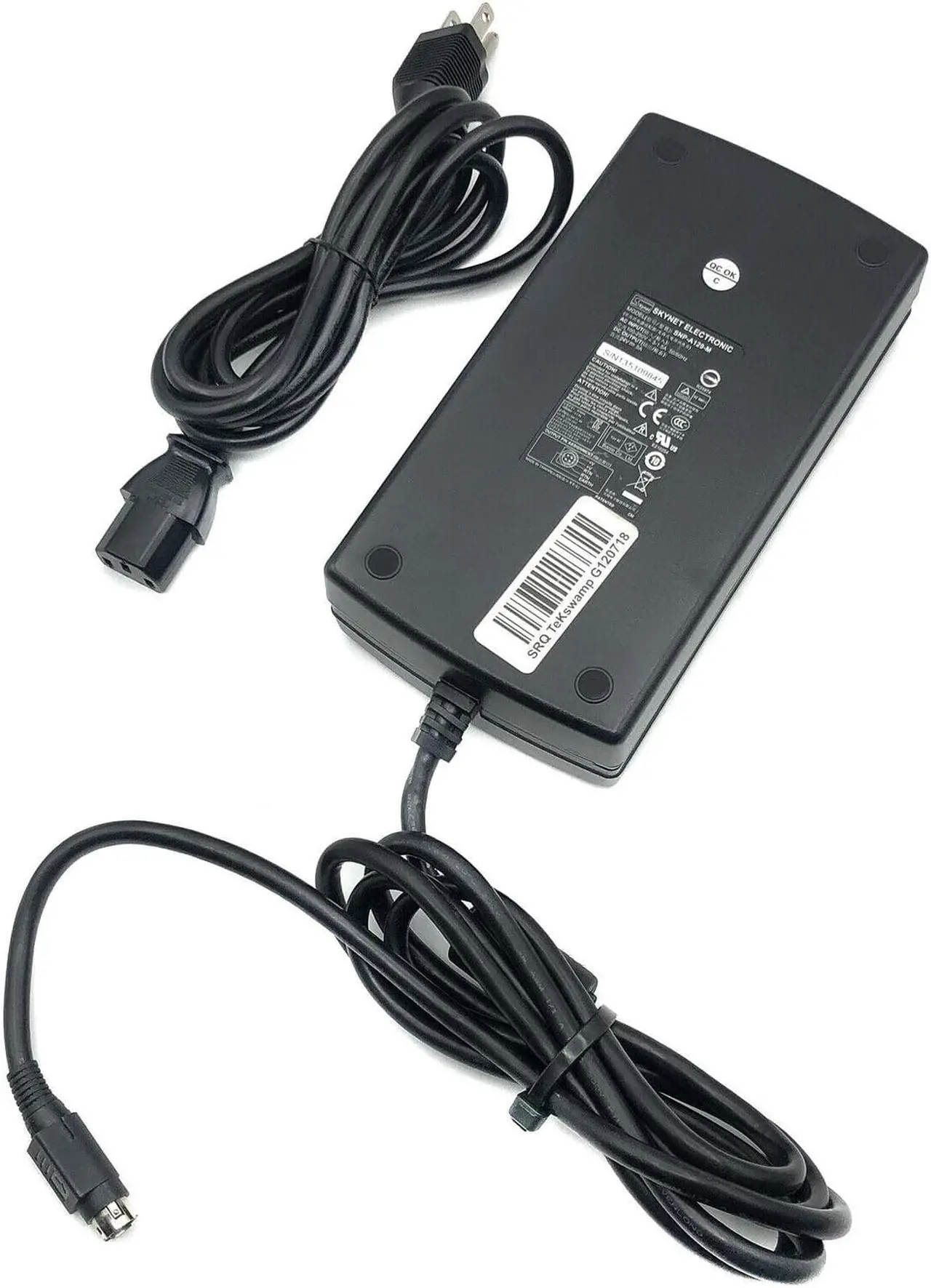 Main image of Genuine Skynet SNP-A129-M AC/DC Power Supply Adapter 24V 5A 120W 4Pin OEM w/PC