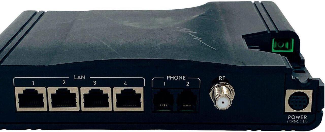 Alt view image 5 of 7 - Calix 726GE-I Indoor Gigabit Optical Network Terminal Modem Router w/ Adapter