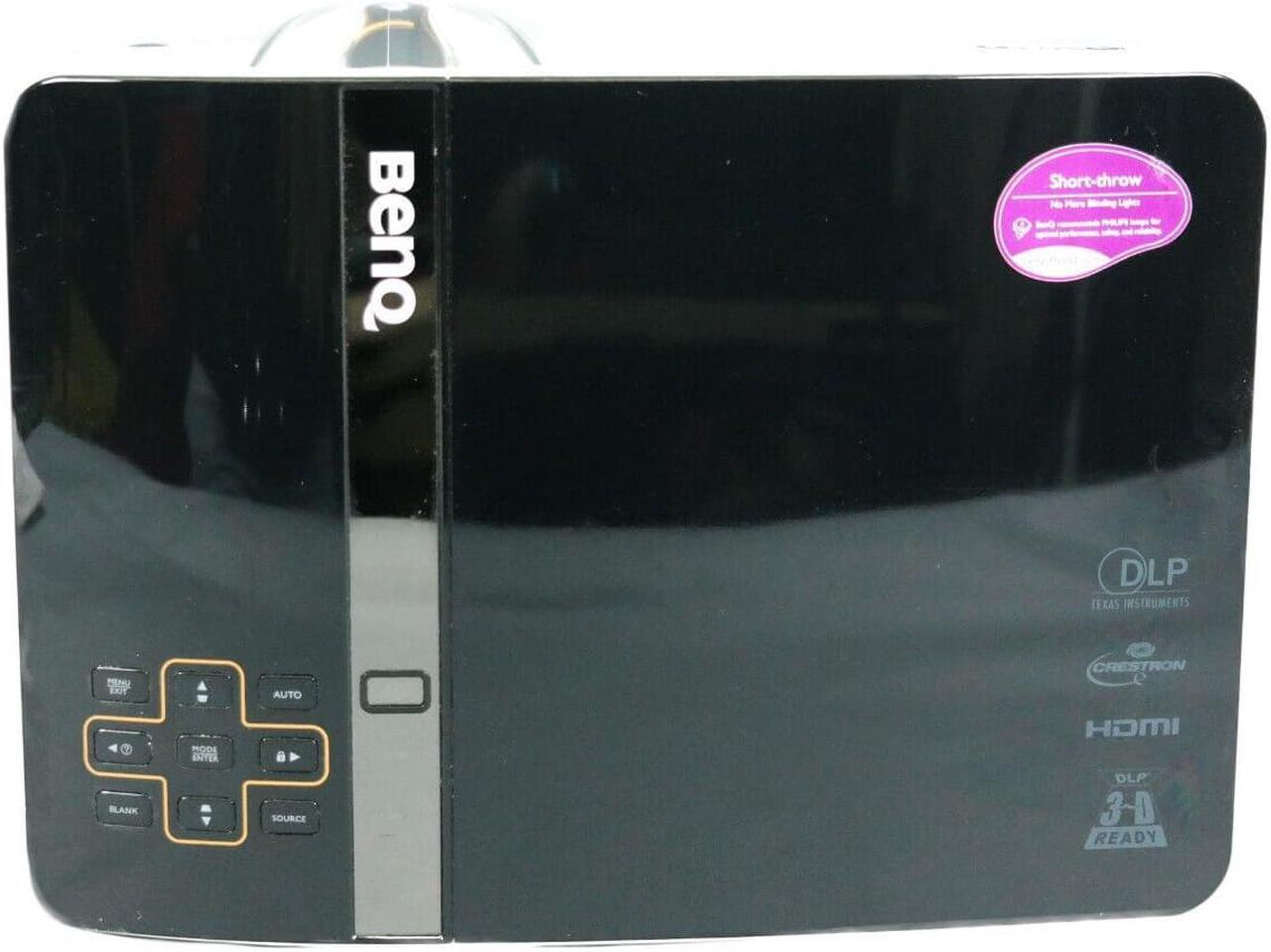 Alt view image 4 of 6 - BenQ MP780ST DLP Projector Short-Throw 2500 ANSI 3D HDMI 1080p w/Accessories