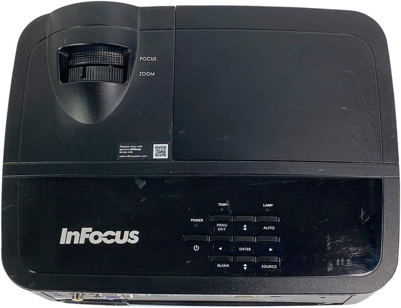 Alt view image 5 of 7 - InFocus IN126a DLP Projector 3500 ANSI HD 1080p WXGA 3D-Ready HDMI Portable