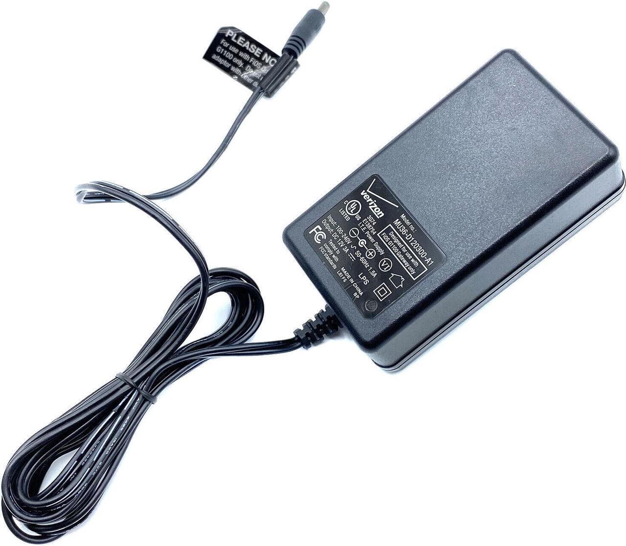 Main image of New Genuine Verizon MU36-D120300-A1 AC Adapter for FiOS G1100 Gateway Router