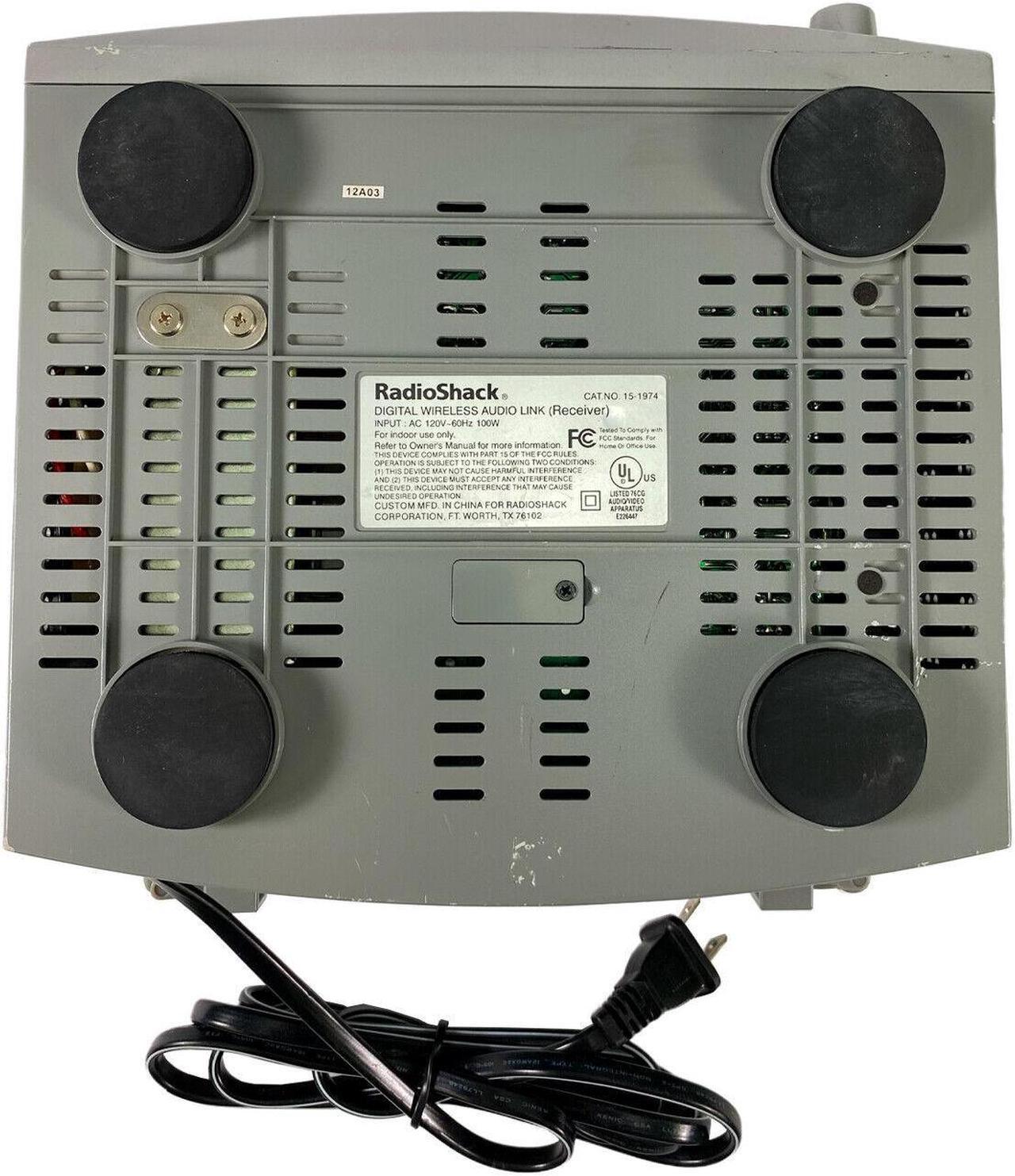 Alt view image 7 of 7 - RadioShack 15-1974 Wireless 5.8 Ghz Digital Audio Link Receiver