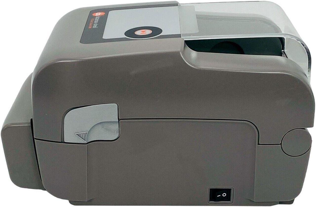 Alt view image 4 of 7 - Datamax E-4205A Mark III  203 x 203 DPI Media Width 4.4 Direct Thermal Barcode Printer Cutter with AC Adapter