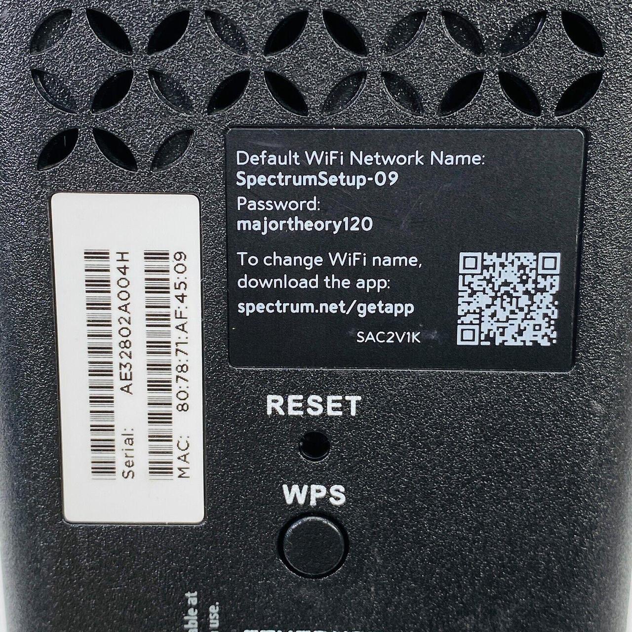 Alt view image 6 of 7 - Spectrum RAC2V1K AC2650 2650Mbps Wave 2 Dual-Band Home Wireless Router w/Adapter