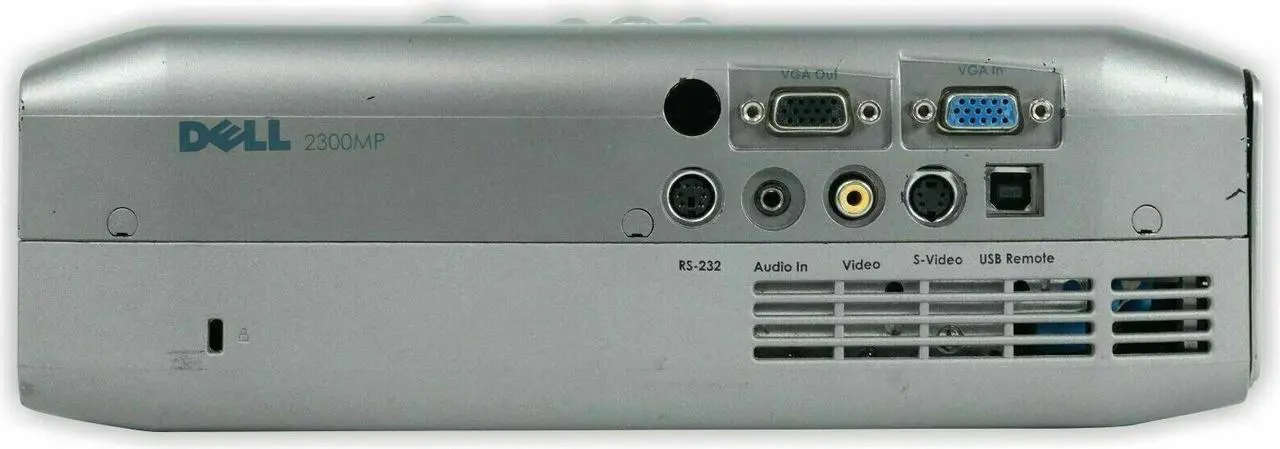 Alt view image 2 of 6 - Dell 2300MP DLP Projector 2300 Lumens HD HDMI-Adapter 1080i Remote TeKswamp