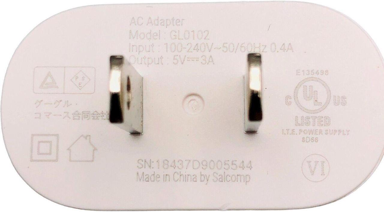 Alt view image 7 of 7 - 5V 3A Wall AC Power Adapter USB-C for Eero WiFi 5 6 Router Mesh System OEM