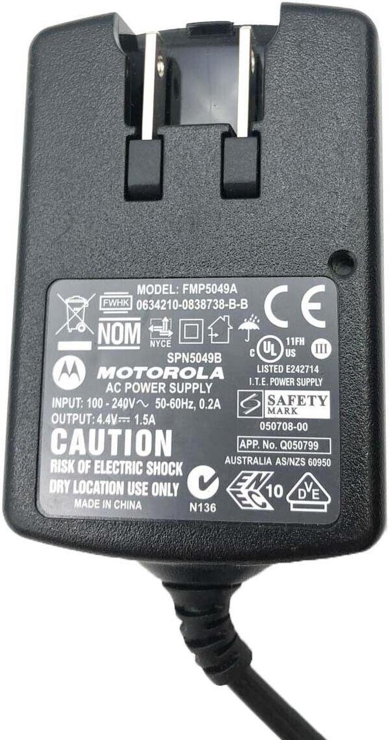 Alt view image 2 of 5 - New Genuine Motorola FMP5049A Travel Power Supply Adapter Wall Charger 4.4V 1.5A