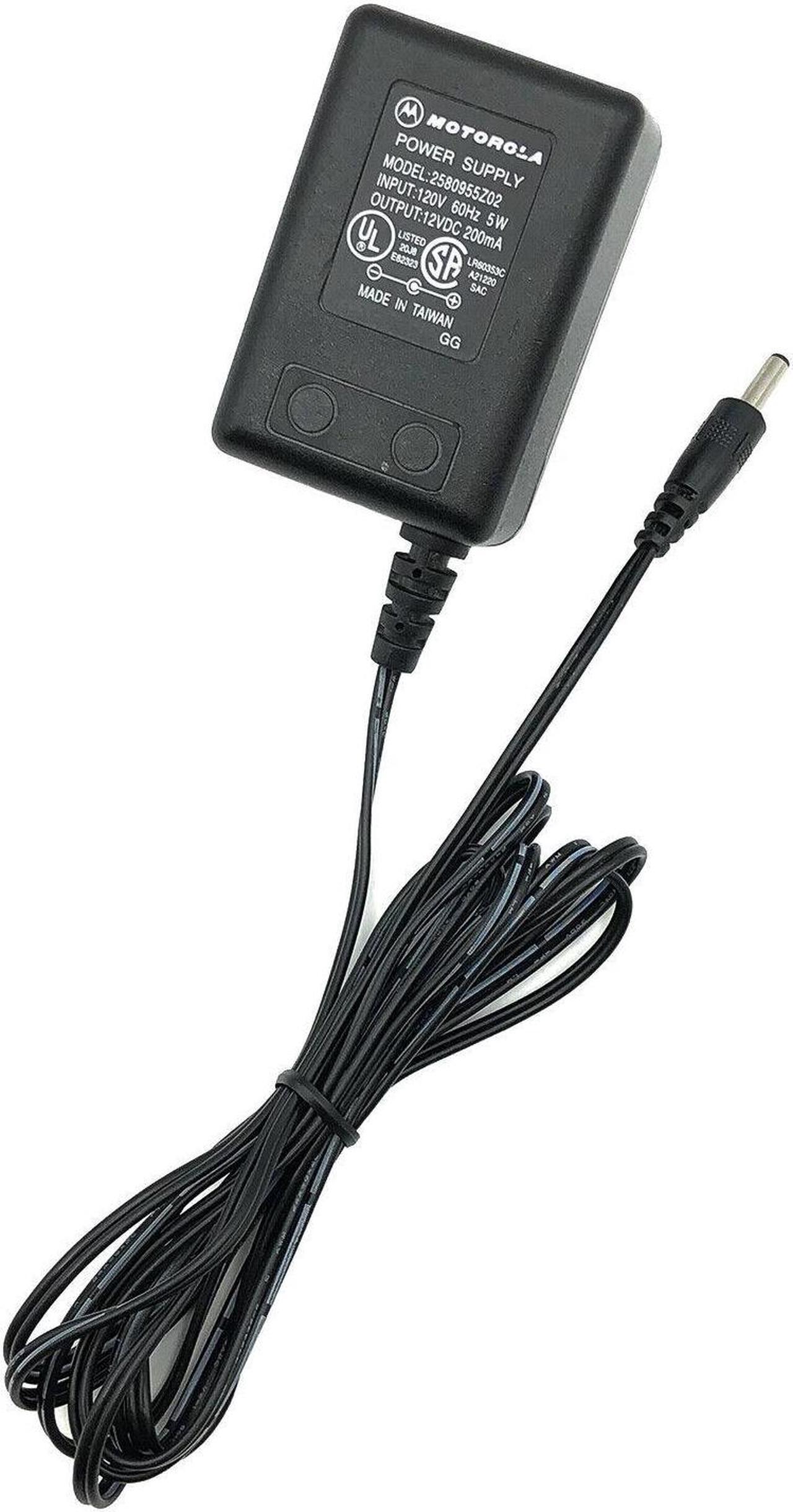 Main image of Genuine Motorola 2580955Z02 AC/DC Wall Power Supply Adapter 12V 200mA