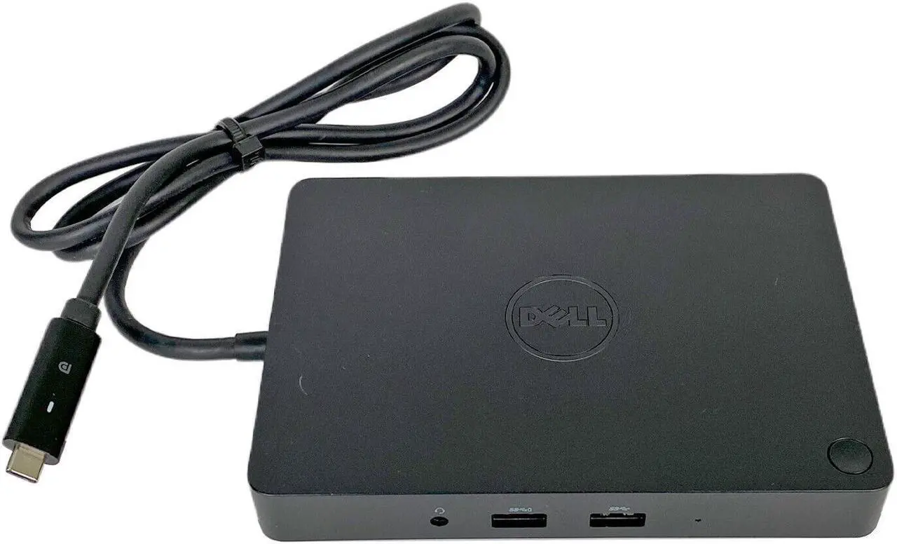 Alt view image 2 of 7 - Dell USB-C K17A 4K Hub Docking Station w/130W AC Adapter
