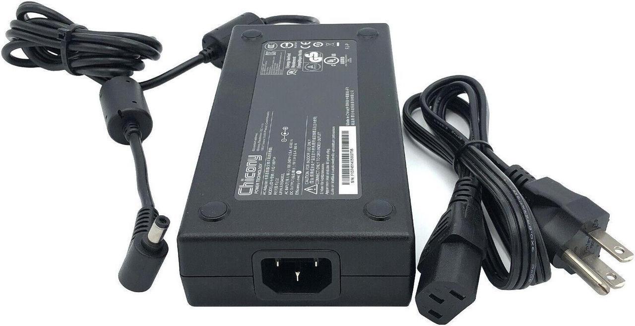 Alt view image 5 of 7 - Genuine Chicony A12-180P1A AC Power Supply Adapter 19V 9.5A A180A002L w/Cord