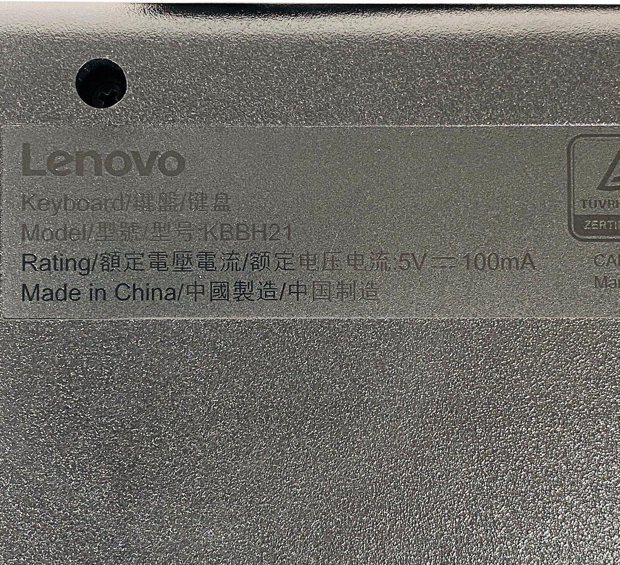Alt view image 2 of 6 - Lenovo KBBH21 SK8827 Computer USB Wired Keyboard 104-Key 00XH688