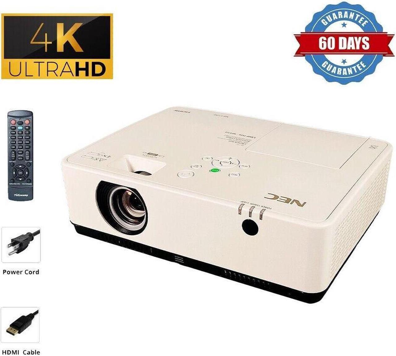 Main image of NEC Display Solutions NP-ME372W 3LCD Projector 3700 ANSI for Gaming Golf Race Flight Simulator in 4K w/Bundle