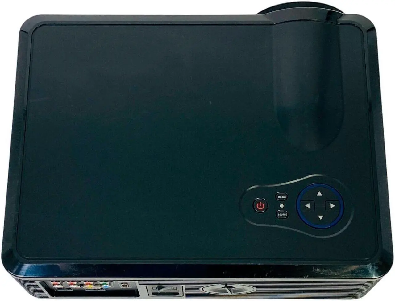 Alt view image 6 of 7 - HTP LED-33 LCD Projector Home Theater Full HD 1080p HDMI USB w/Bundle