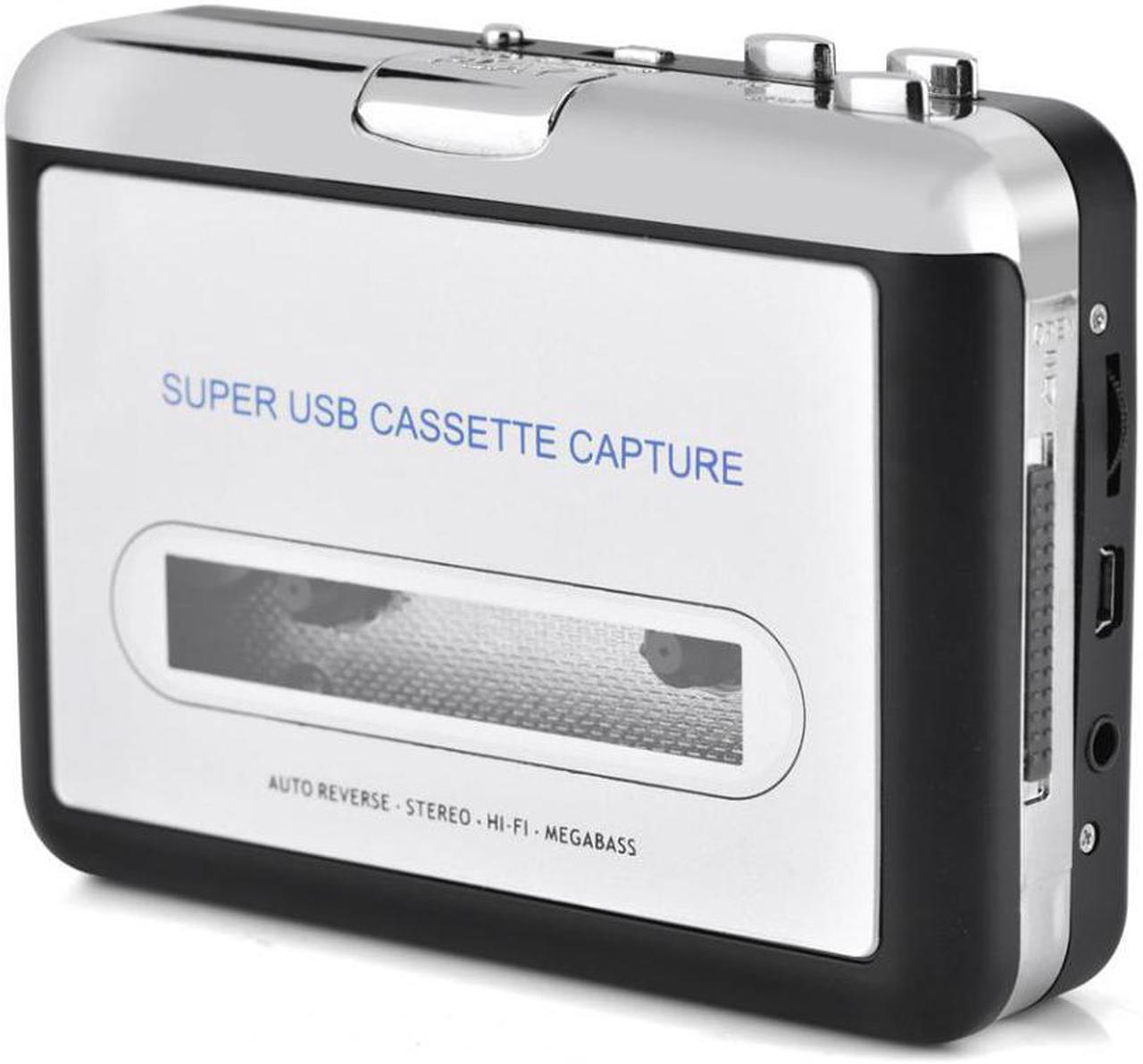 New USB cassette capture Player,Tape to PC, Super Portable USB Cassette-to-MP3 Converter Capture