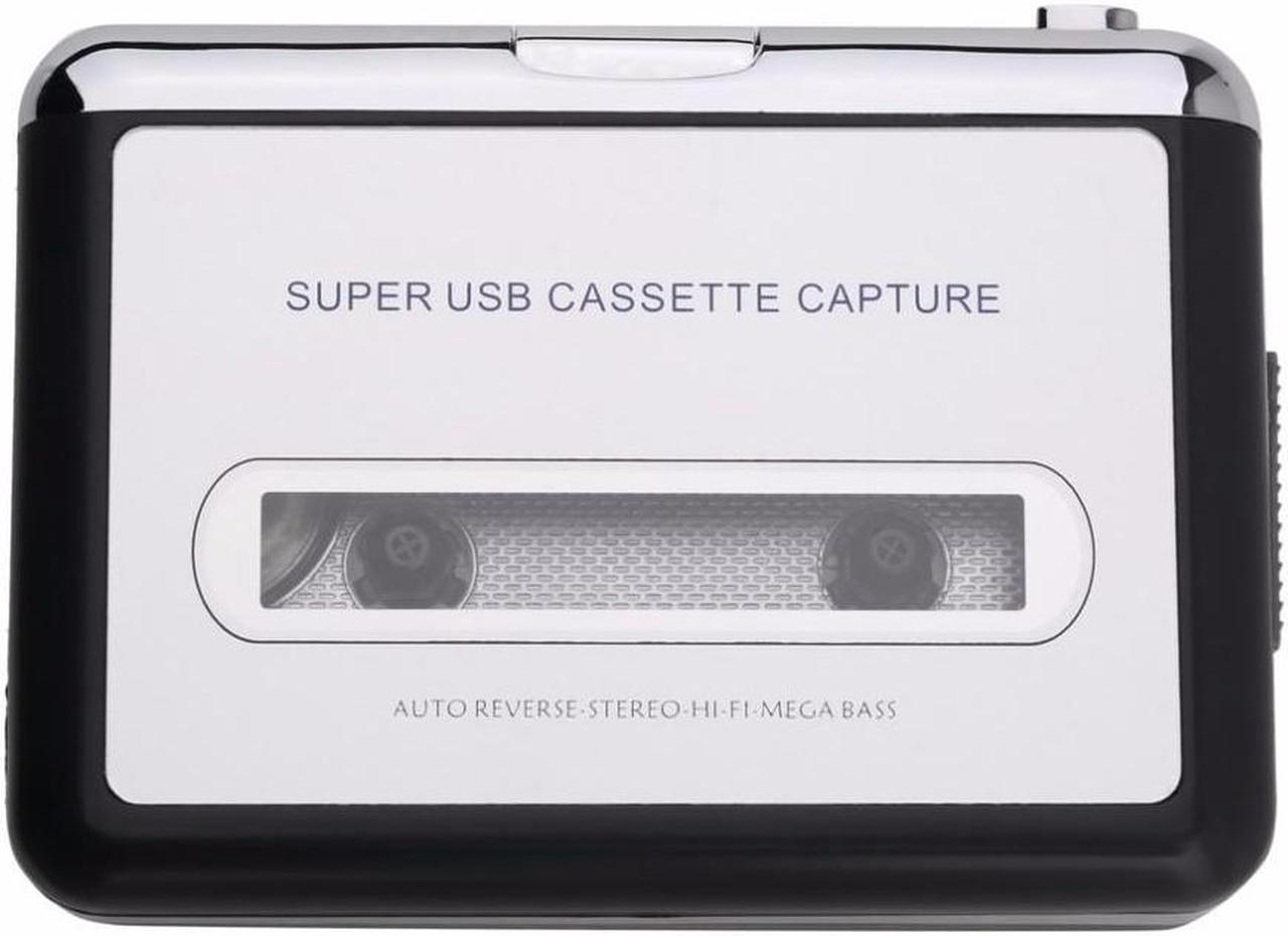 Cassette Player USB Cassette to MP3 Converter Capture Audio Music Player Convert music on tape to Computer Laptop