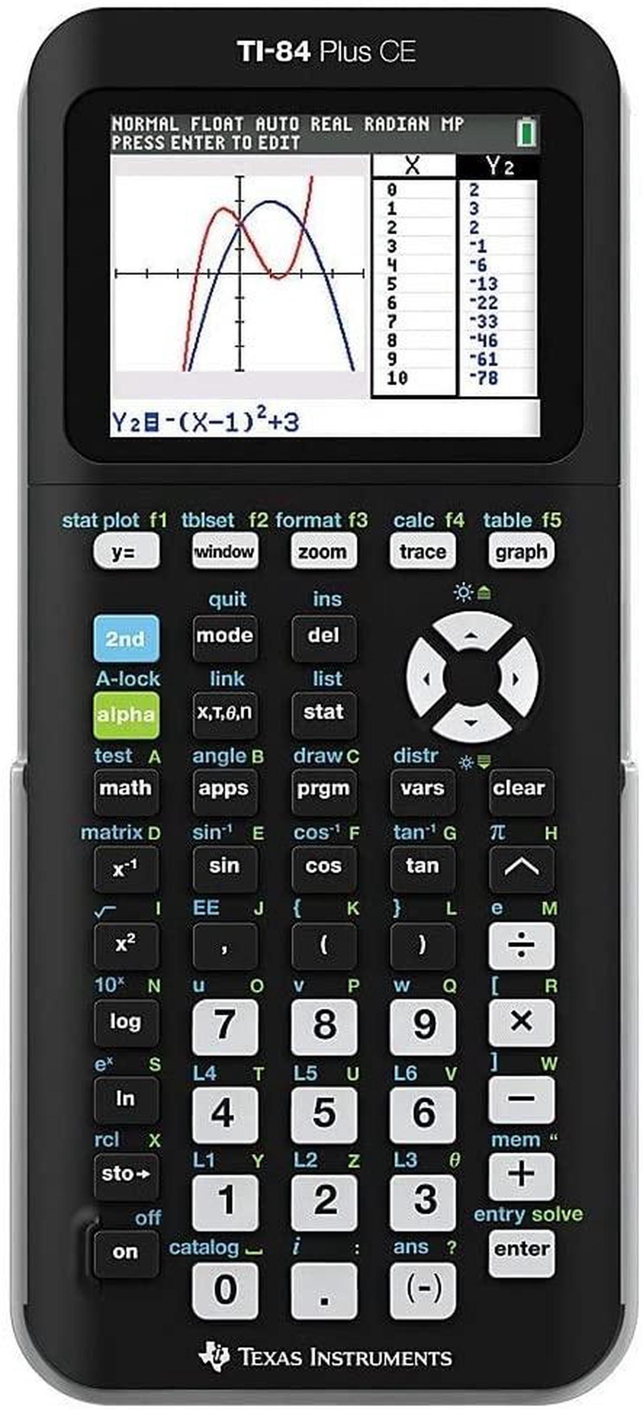 Alt view image 16 of 20 - Ti84 Plus Ce Graphing Black