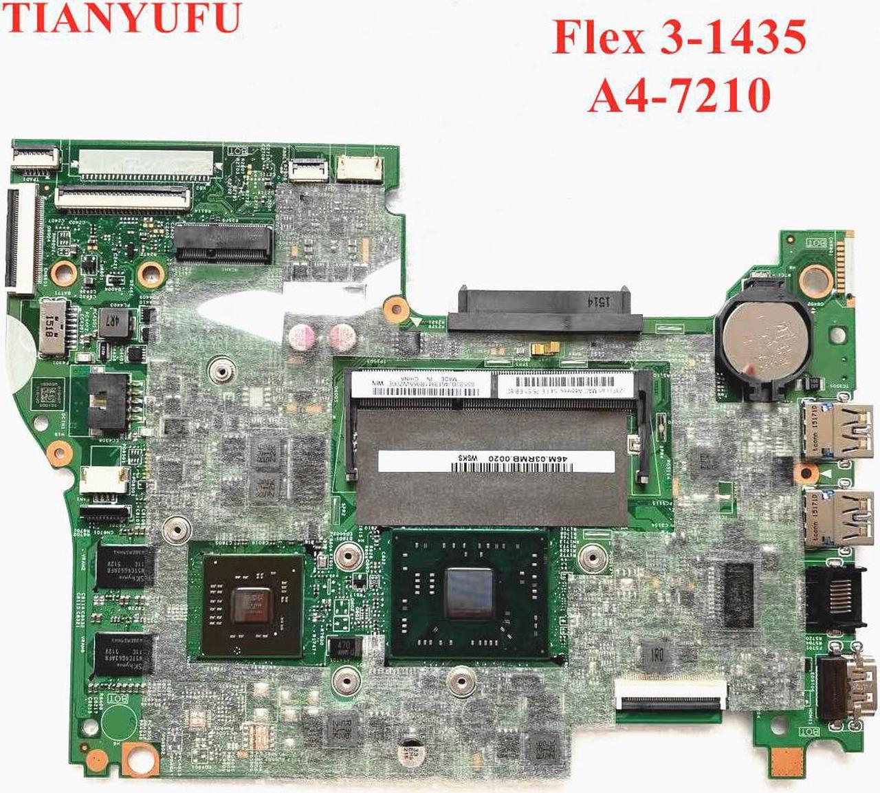 For Lenovo Flex 3-1435 Laotop Mainboard Flex3-1435 Motherboard A4-7210 CPU DDR3L motherboard tested 100% work