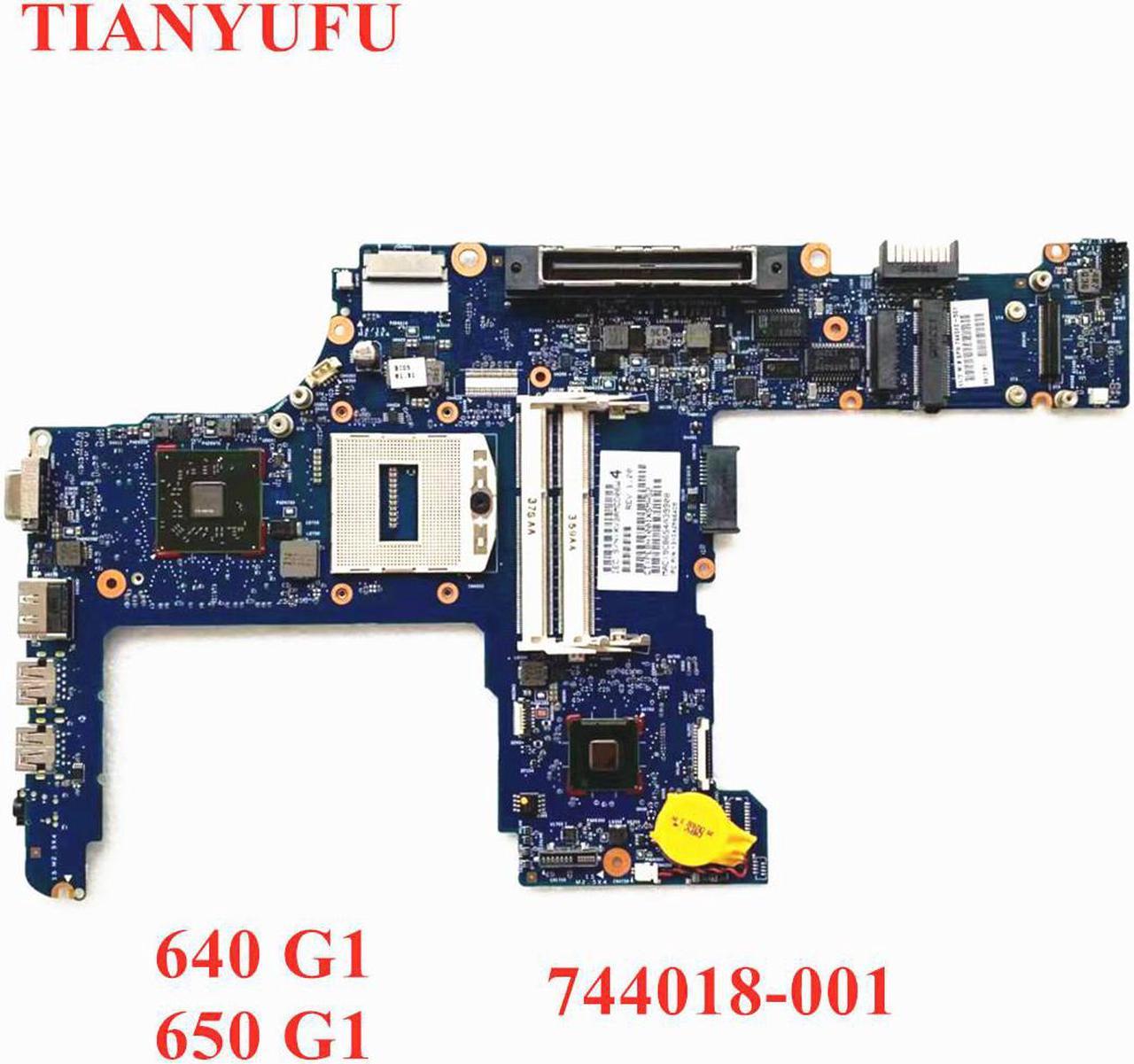 For HP ProBook 650 G1 640 G1 Laptop Motherboard HM86 DDR3L 744018-001 744018-501 HD 8750M 1GB Mainboard 100% test work