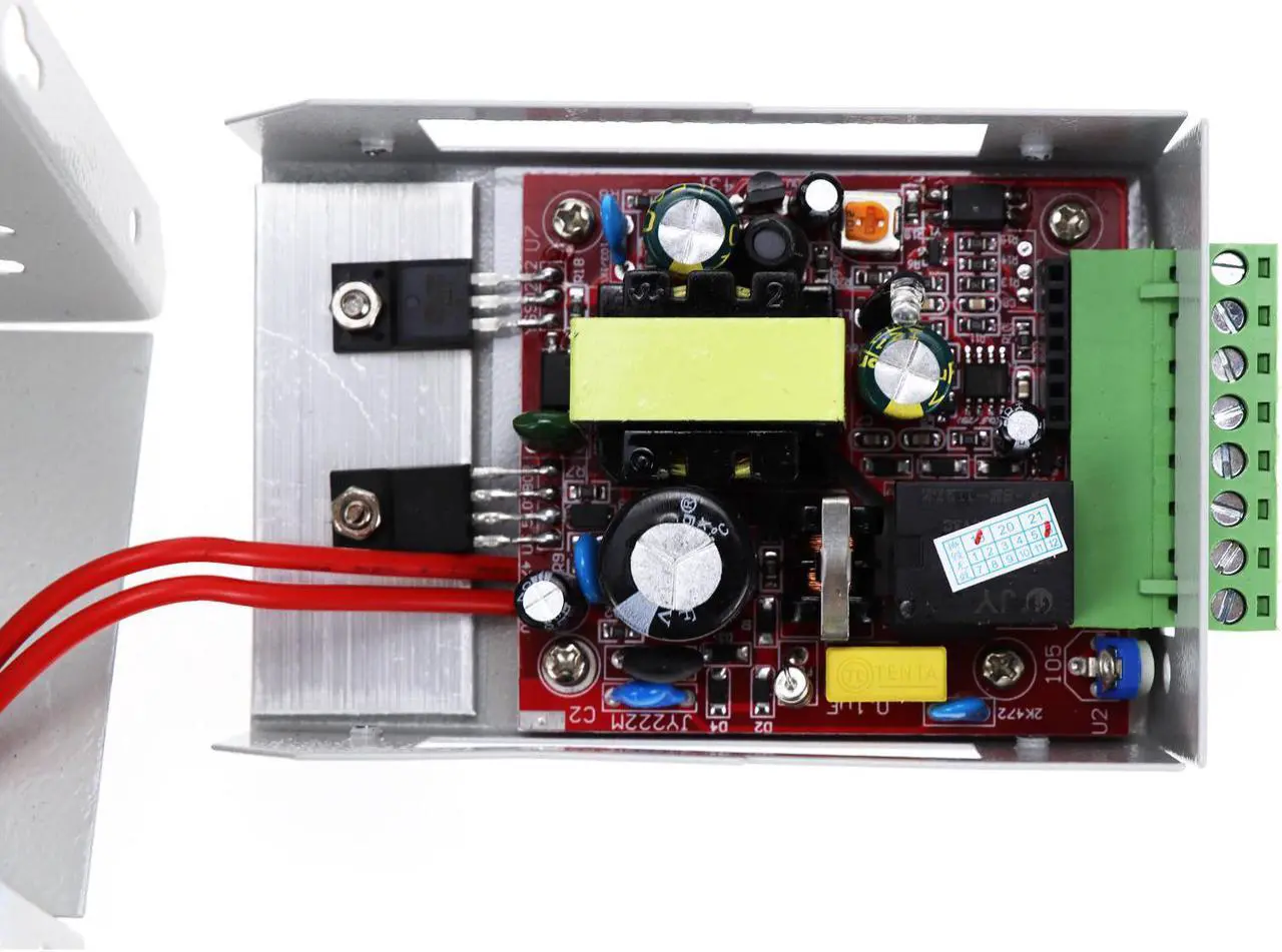 Alt view image 4 of 6 - Access Control Power Supplier Transformer DC 12V 3A Door system Switch AC 110~240V Delay time max 15s High Quality Control(White 3A)