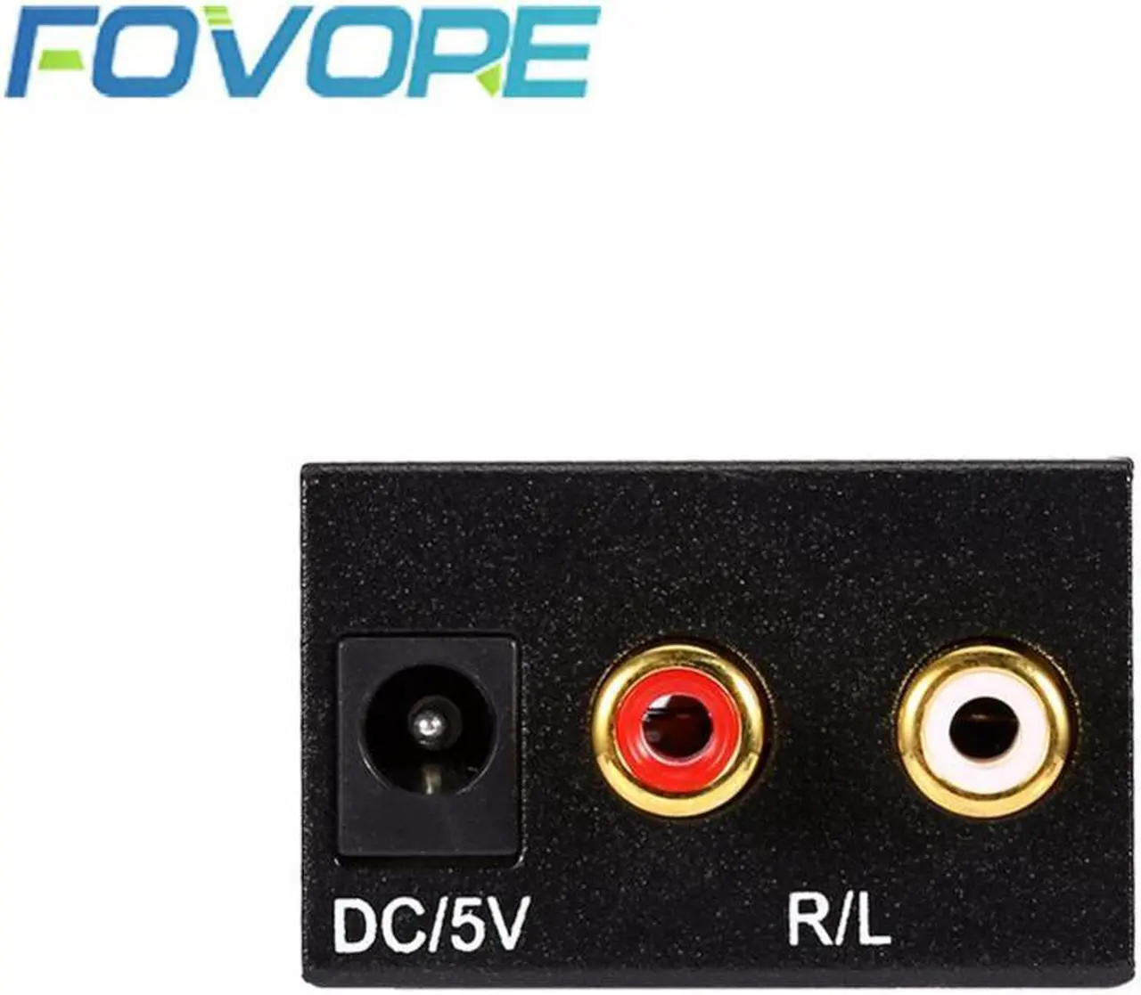 Alt view image 4 of 5 - Digital Optical Toslink SPDIF Coax To Analog RCA Audio Converter Adapter