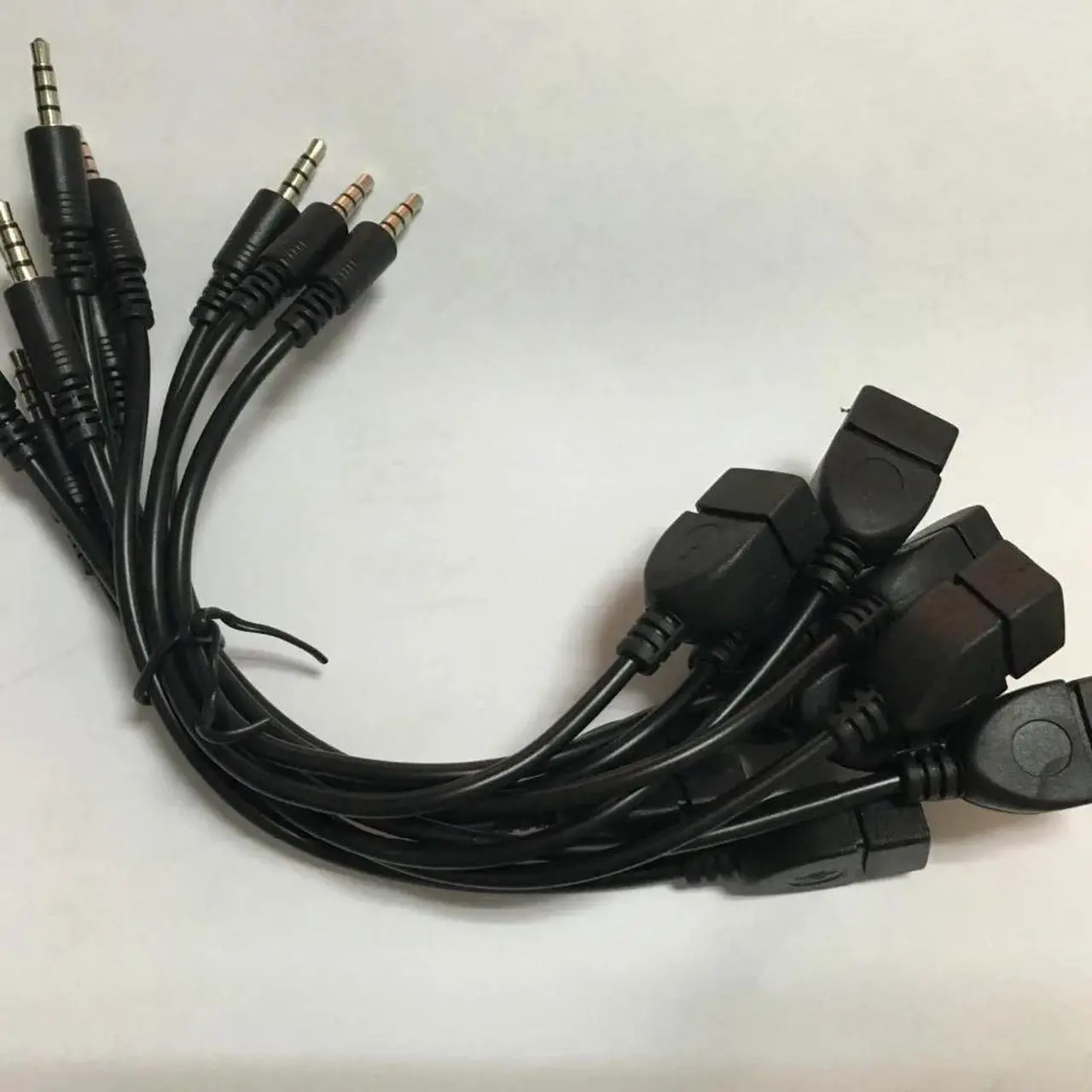 Alt view image 3 of 5 - dc jack to usb 2.0 A female phone power charger adapter cable/cord/wire Car AUX cable Wholesale USB Female to 3.5mm male