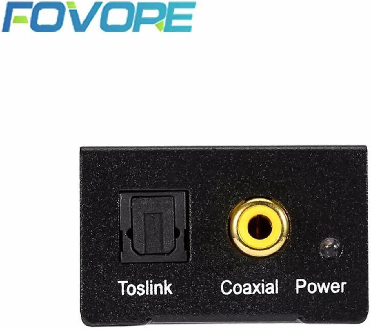 Alt view image 3 of 5 - Digital Optical Toslink SPDIF Coax To Analog RCA Audio Converter Adapter