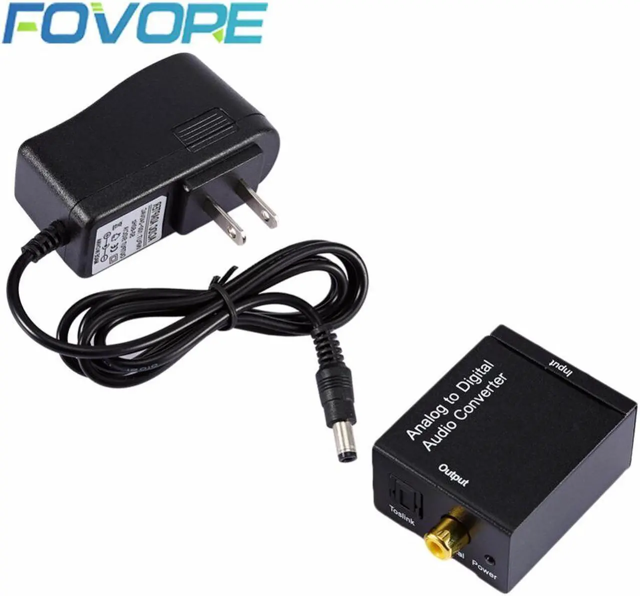 Alt view image 2 of 5 - Digital Optical Toslink SPDIF Coax To Analog RCA Audio Converter Adapter