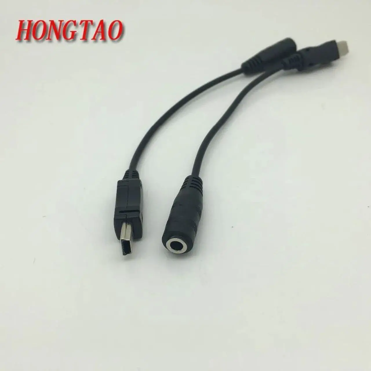 Alt view image 4 of 6 - Mini USB Male to 3.5mm Jack Female Audio Cable Cord for Active Clip Mic Microphone Adapter for GoPro Hero 1 2 3 3+ Sports Camera