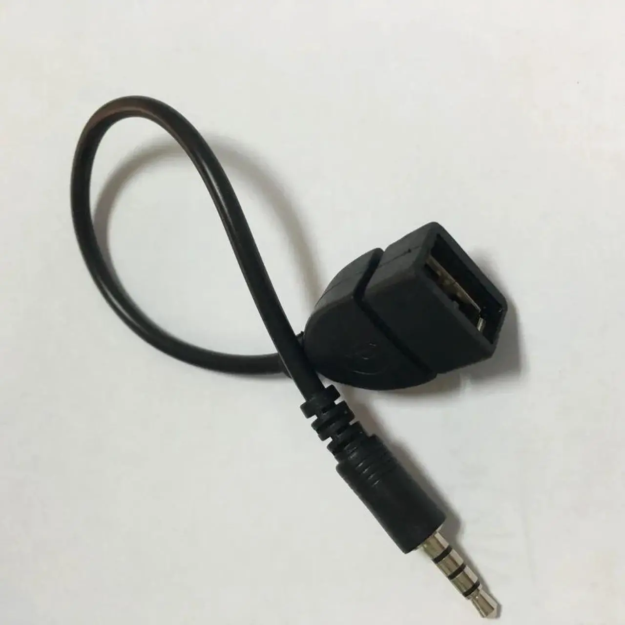 Alt view image 2 of 5 - dc jack to usb 2.0 A female phone power charger adapter cable/cord/wire Car AUX cable Wholesale USB Female to 3.5mm male