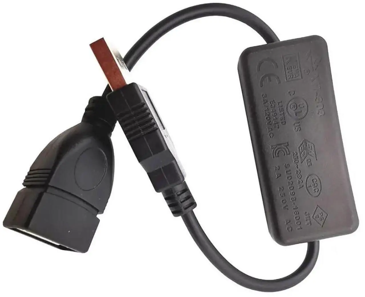 Alt view image 4 of 4 - USB male to female cable With Switch ON OFF Cord  Extension Toggle For USB Lamp USB Fan LED Light Strip Power Line 3A Current