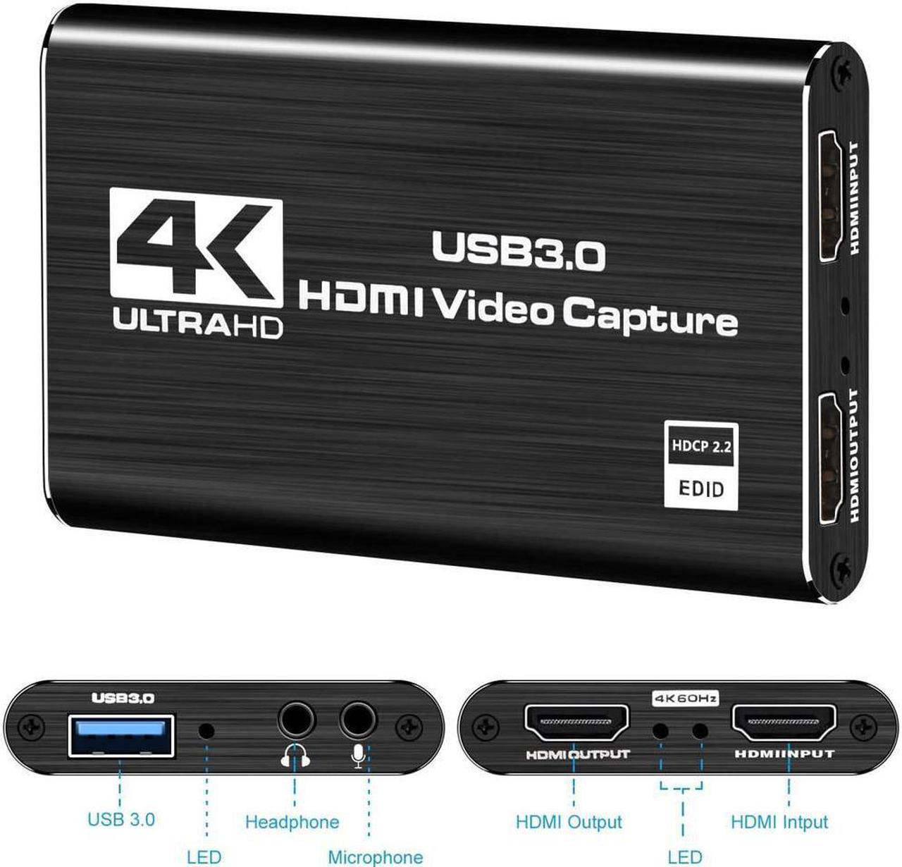 USB3.0 to HDMI Conversion Capture Card HDMI Video Capture Card OBS Recorder 4K HDMI Capture Card