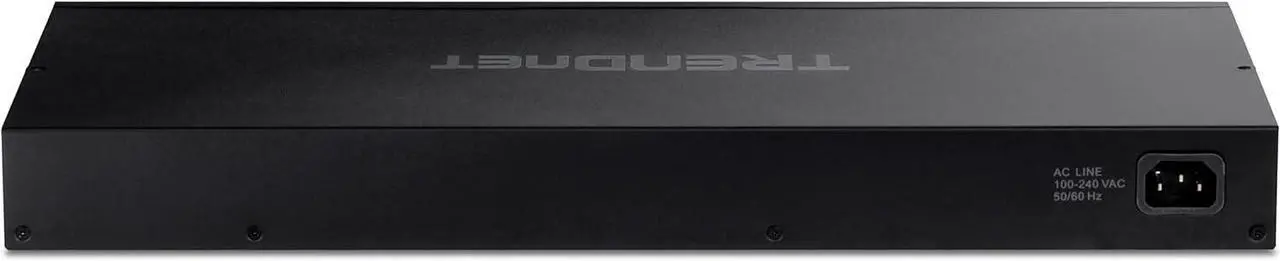 Alt view image 3 of 5 - TRENDnet 26-Port Gigabit PoE+ Switch, 24 x 30W PoE+ Ports, 2 Gigabit SFP Slots, 380W PoE Budget, 52Gbps Switching Capacity, 1U 19 Rack Mountable, Lifetime Protection, Black, TPE-TG262