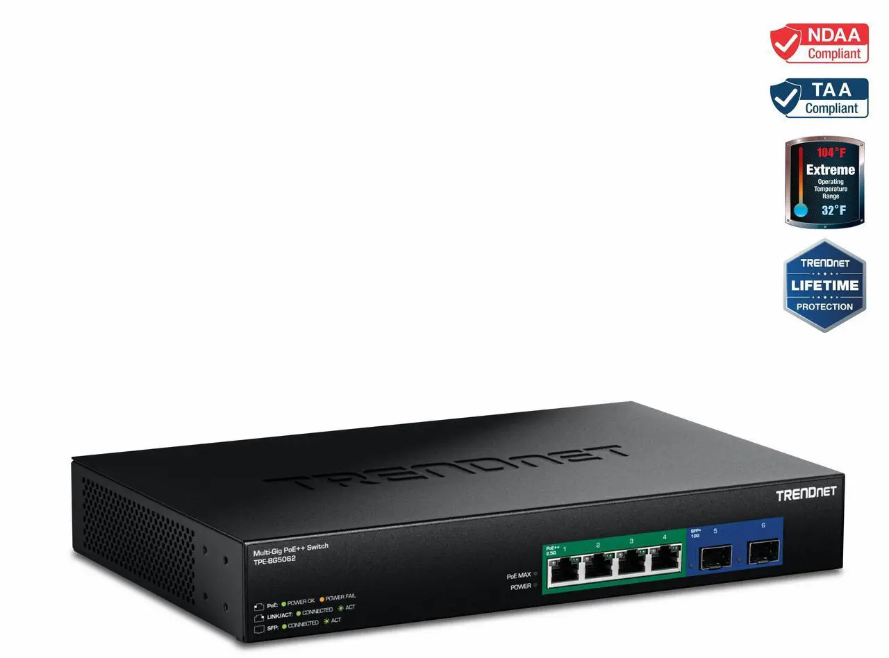 TRENDnet TPE-BG5062 6-Port Switch