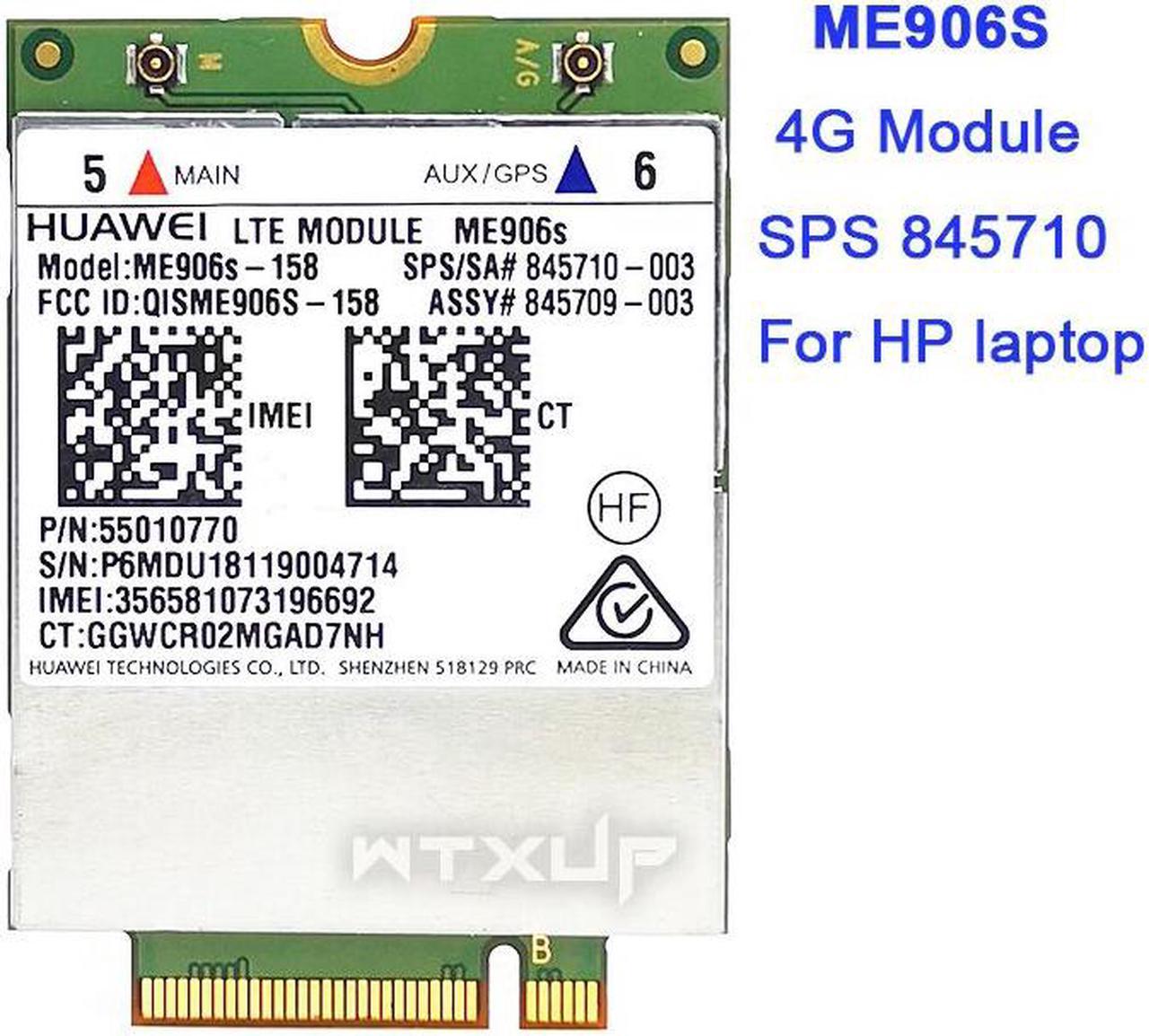 Weastlinks Mobile Broadband Card for HP 840 850 LT4132 LTE HSPA+ 4G Module ME906S ME906S-158 845710-003