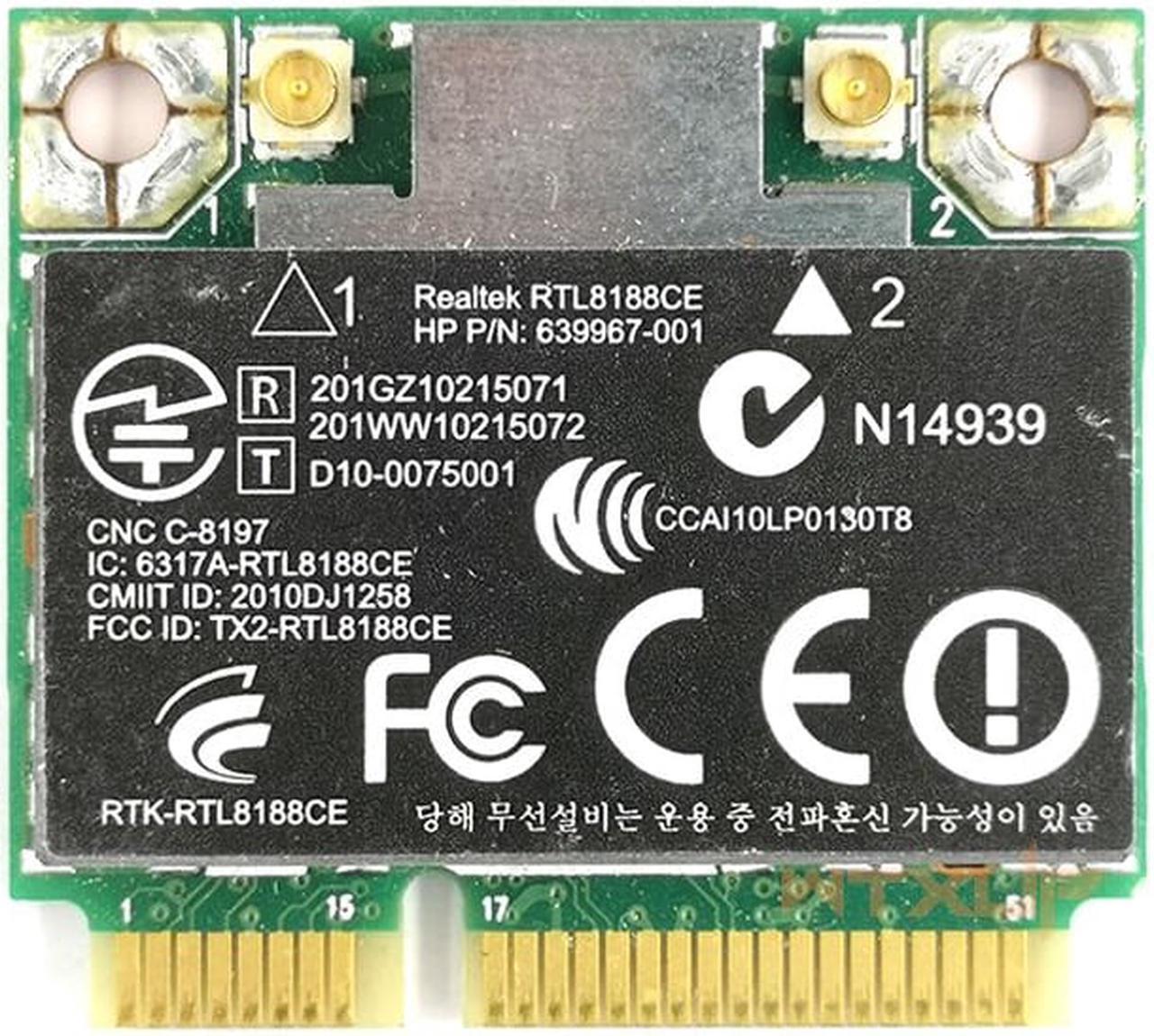 Alt view image 5 of 5 - Weastlinks Realtek RTL8188CE 640926-001 150Mbps Laptop wireless adapter wifi card for HP 4431S 4436S 4430S 4535s 4730s CQ43 CQ57